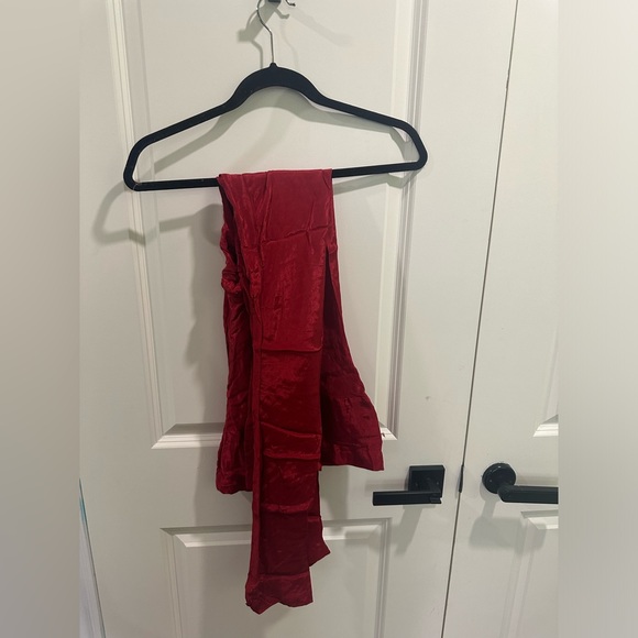 Red and peach pajami suit - Picture 3 of 3